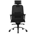 Кресло директора SAMURAI S-3.04 черный плюс