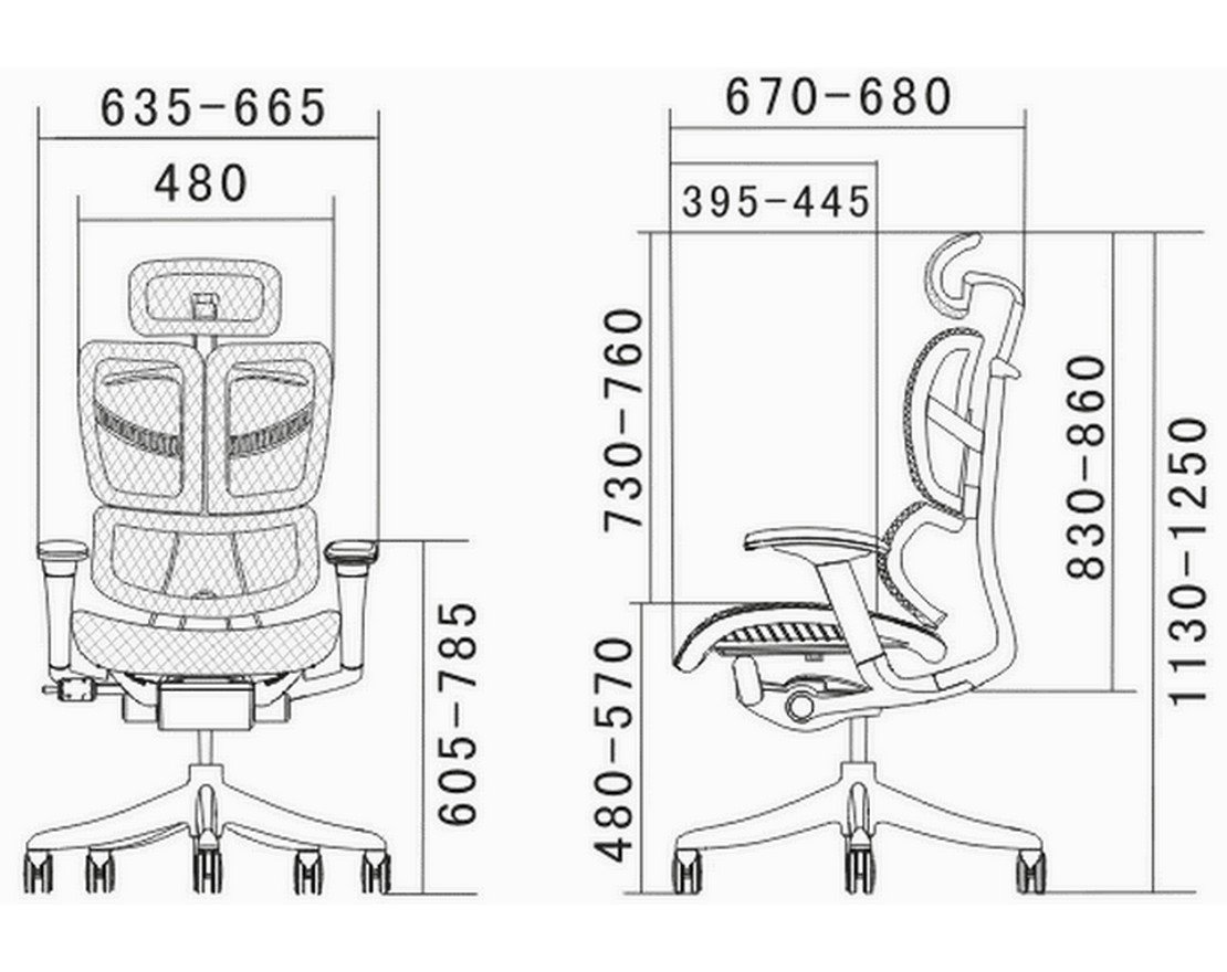Ортопедическое офисное кресло Expert Fly FL-01