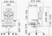 Эргономичное кресло с выдвигаемой подножкой RFYM 01