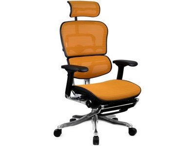 Эргономичное кресло Plus Оранжевая сетка